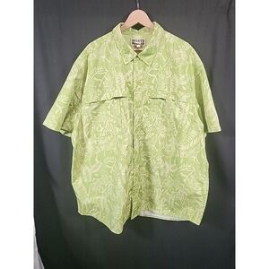 Duluth Trading CoolPlus Action Shirt Short Sleeve Hawaiian Shirt Vented Mens 2XL